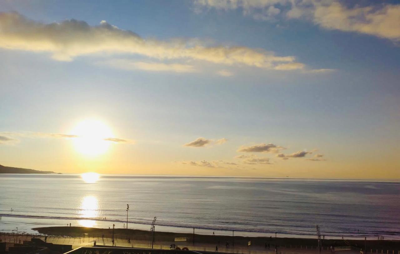 Vistas Mar Playa Las Canteras Primera Linea Wifi Λας Πάλμας ντε Γκραν Κανάρια Εξωτερικό φωτογραφία