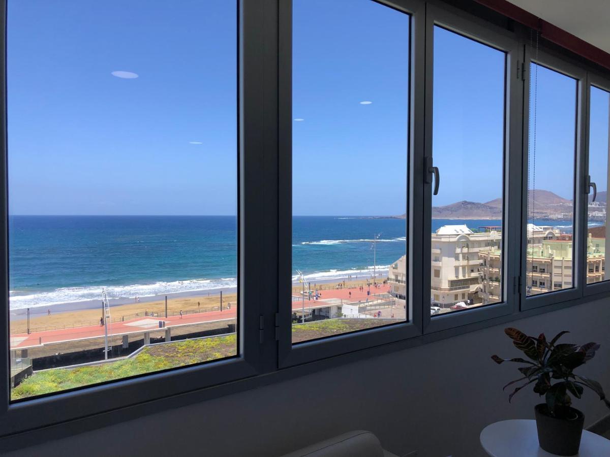 Vistas Mar Playa Las Canteras Primera Linea Wifi Λας Πάλμας ντε Γκραν Κανάρια Εξωτερικό φωτογραφία